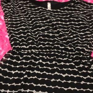 Francesca Bismarck PrintedDress Elastic waist Sz S